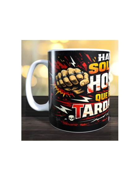 Taza hay que soltando hostias que el karma tarda mucho