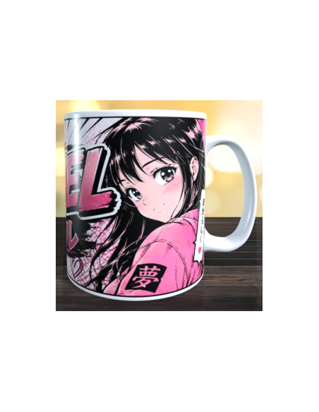 Taza tu nombre en Japonés (chica)