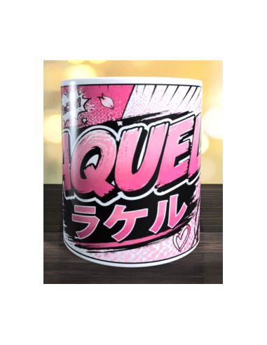 Taza tu nombre en Japonés (chica)