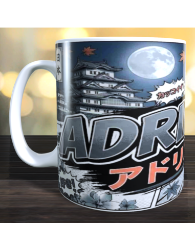 Taza tu nombre en Japonés (chico)