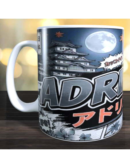 Taza tu nombre en Japonés (chico)