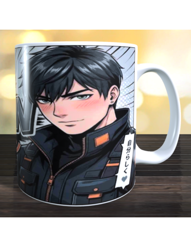 Taza tu nombre en Japonés (chico)
