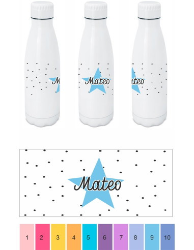 Botella nombre personalizado