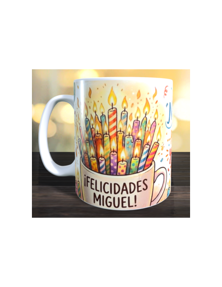 Taza  Felicidades - no dire tu edad
