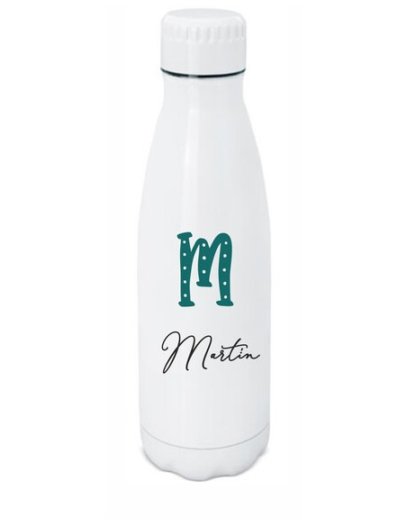 Botella nombre e inicial