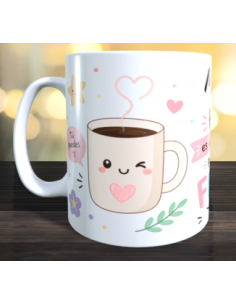 Taza  hoy es un buen dia para ser feliz