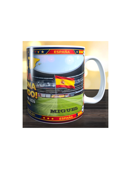Taza  ESPAÑA campeona del Mundo