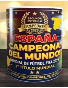 Taza  ESPAÑA campeona del Mundo 2