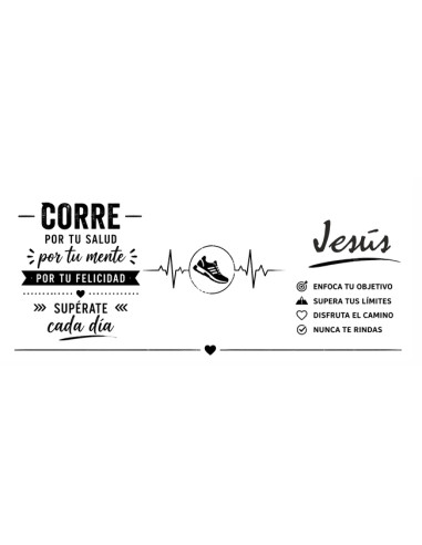 Taza  regalo running | corredor