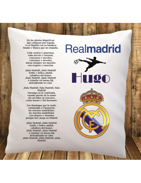 Cojín Real Madrid (con relleno)