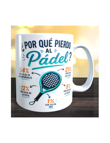 Taza  regalo padel