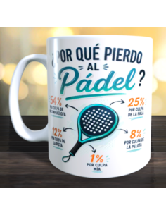 Taza  regalo padel