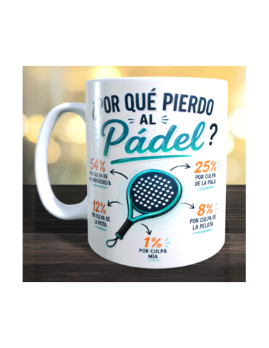 Taza  regalo padel