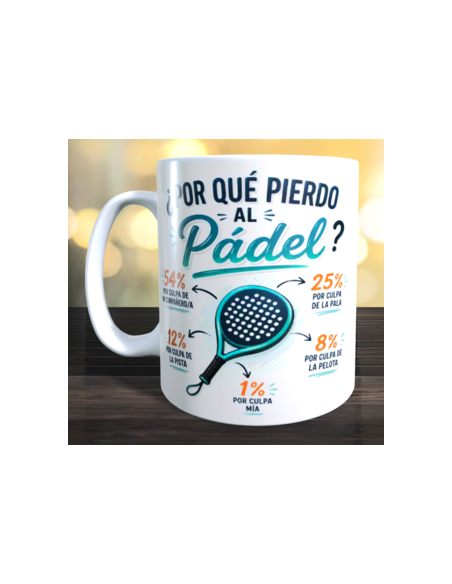 Taza  regalo padel