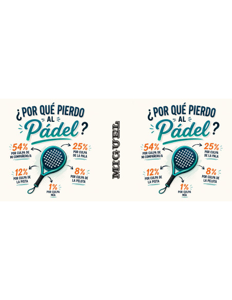 Taza  regalo padel