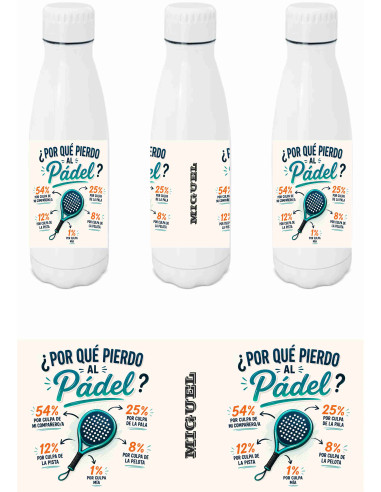 Botella padel