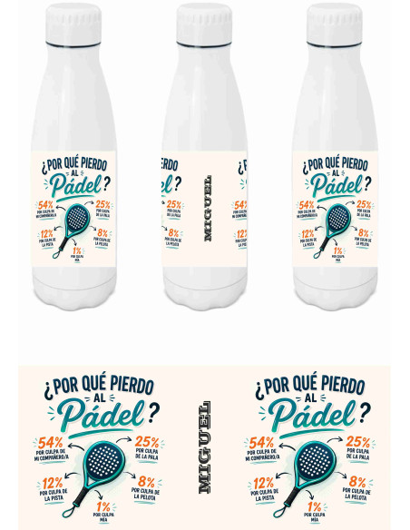 Botella padel
