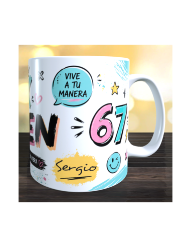 Taza  six seven - 6-7