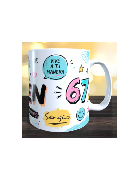 Taza  six seven - 6-7