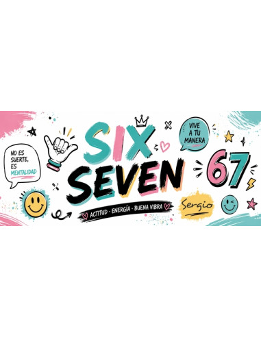 Taza  six seven - 6-7
