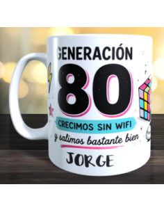 Taza  generación 80