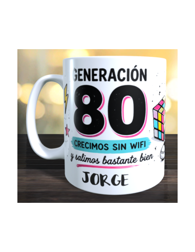 Taza  generación 80