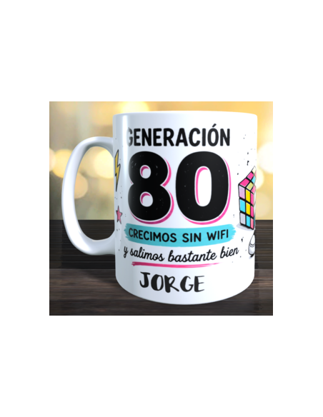 Taza  generación 80
