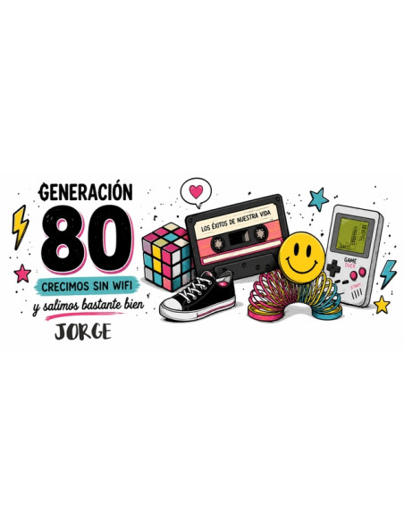 Taza  generación 80