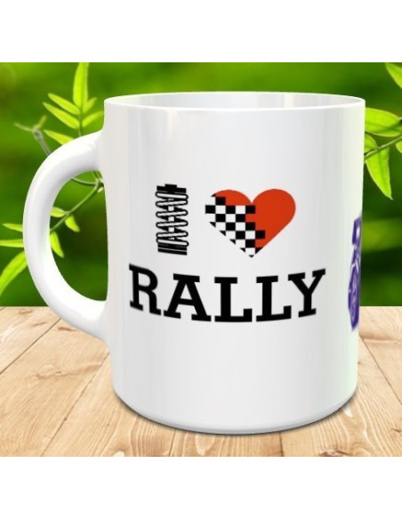 Taza I love Rally