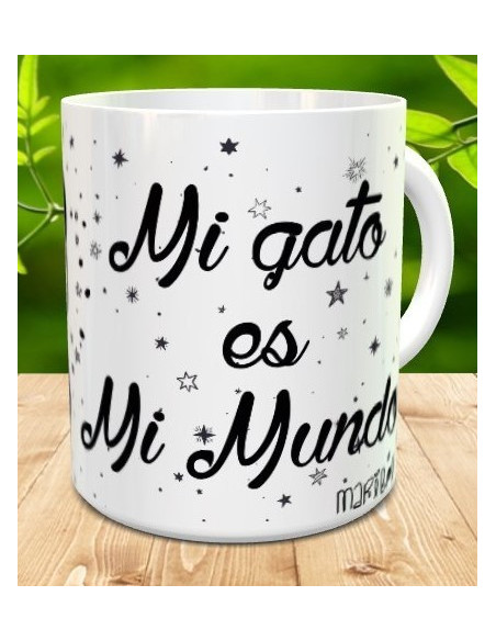 Taza mi gato es mi mundo