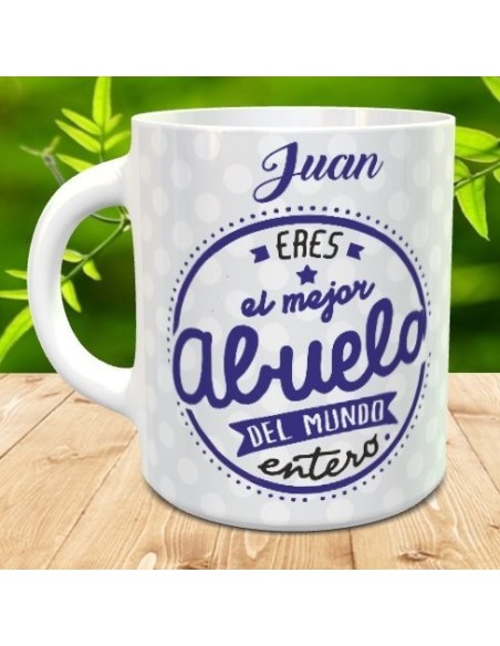 Taza el mejor abuelo del mundo entero