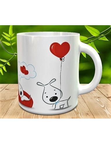 Taza LOVE perritos