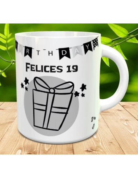 Taza X cumpleaños