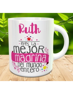 Taza eres la mejor madrina del mundo entero 2