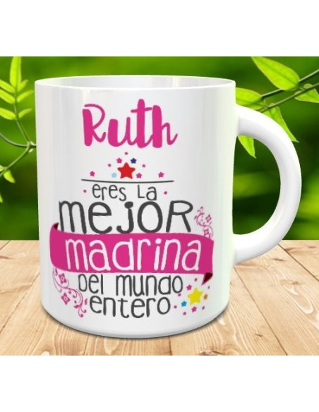 Taza eres la mejor madrina del mundo entero