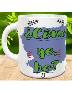 Taza recuerdo de Asturias