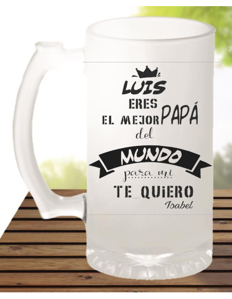 Jarra eres el mejor papa del mundo