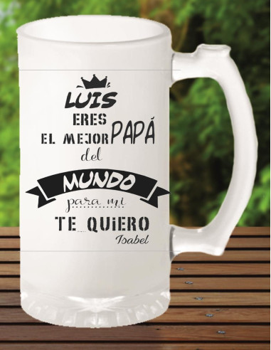 Jarra eres el mejor papa del mundo