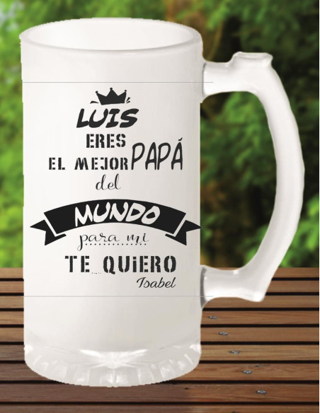 Jarra eres el mejor papa del mundo