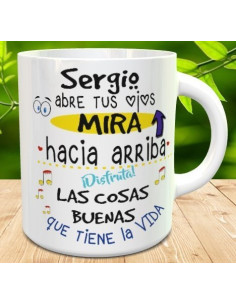 Taza abre tus ojos, mira hacia arriba 2