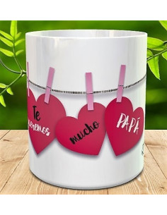 Taza papa te queremos mucho 2
