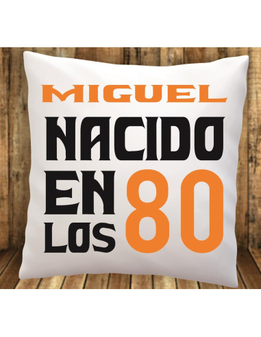 Cojín Nacido en los 80