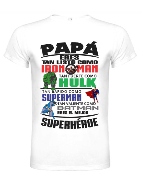 Camiseta papa superhéroe II