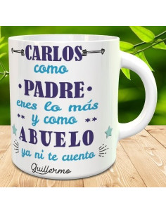Taza como padre eres lo mas 2