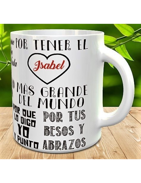 Taza detalle de Boda