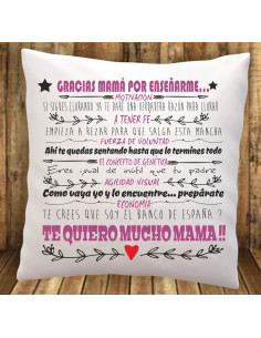 Cojín gracias mama