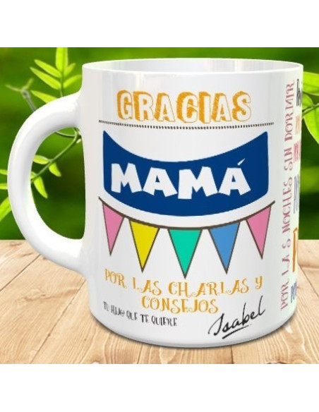 Taza gracias mamá