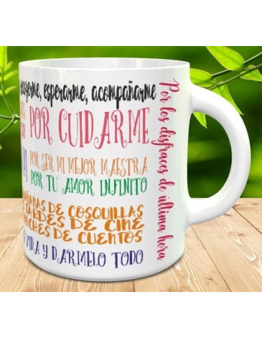 Taza gracias mamá