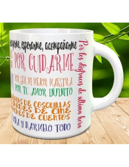 Taza gracias mamá