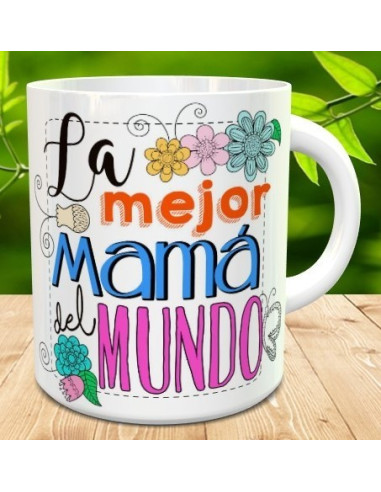 Taza mejor mama del mundo con foto